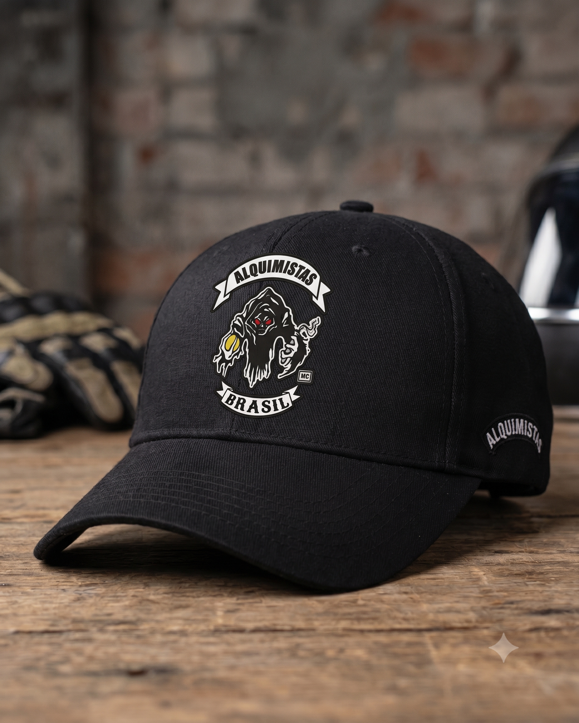 Boné Trucker Alquimistas MC